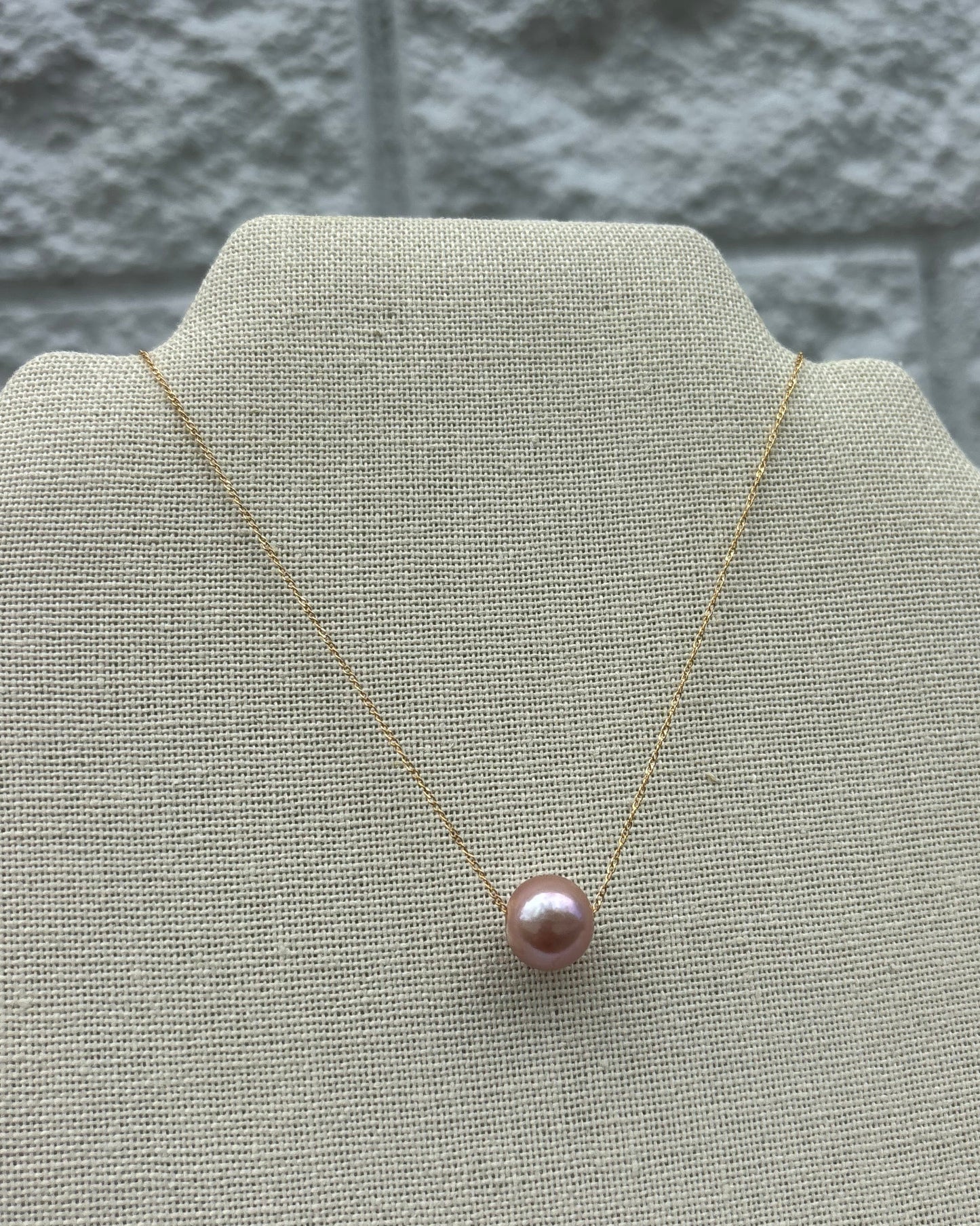 Edison Pearl Floating Necklace