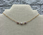 Triple Edison Keshi necklace