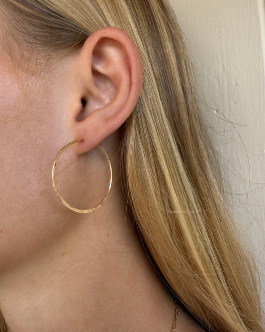 Classic Hammered Hoops